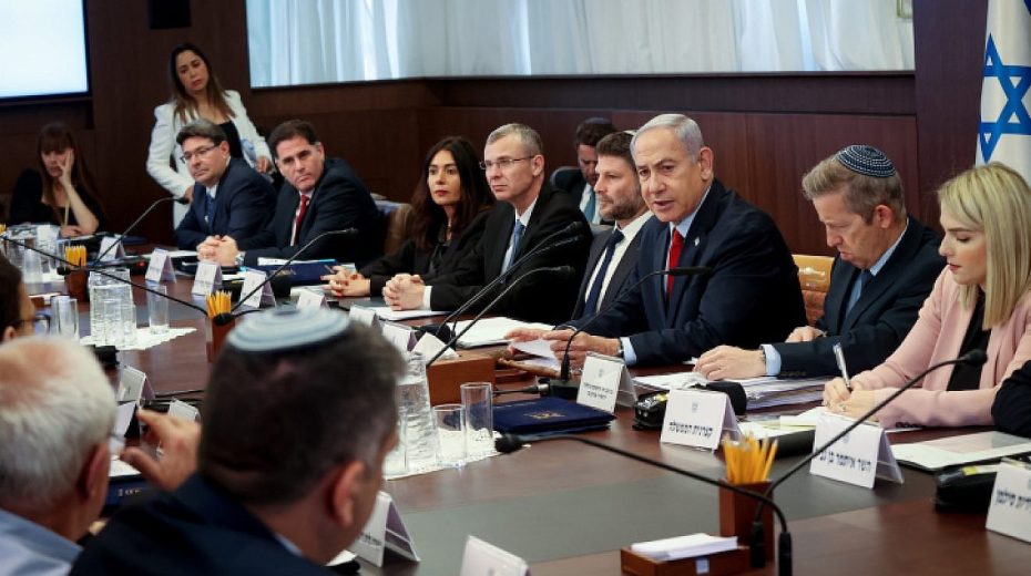 Netanyahu: IDF Refusals the Real Threat to Democracy Prime Minister Benjamin Netanyahu leads a Cabinet meeting in Jerusalem June 18, 2023. Photo by Amit Shabi/POOL.