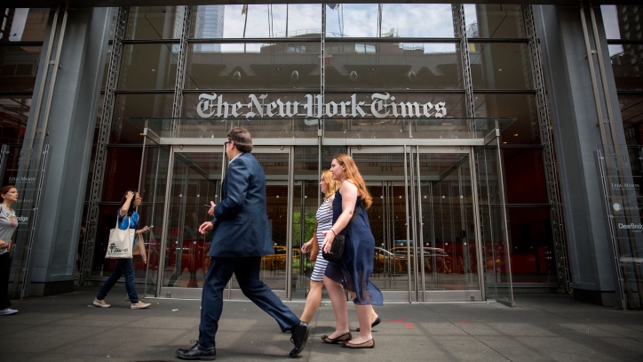 ‘NY Times’ column: Hebrew symbolizes ‘far-right militarism’ The New York Times no longer even tries to hide its disdain for Israel. Photo by Yonatan Sindel/Flash90