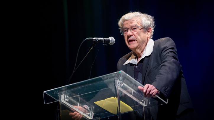 Can Israelis be trusted with democracy? Former Israel Supreme Court President Aharon Barak enacted a "Constitutional Revolution" that has been described as despotic and an act of piracy. Photo by Miriam Alster/FLASH90