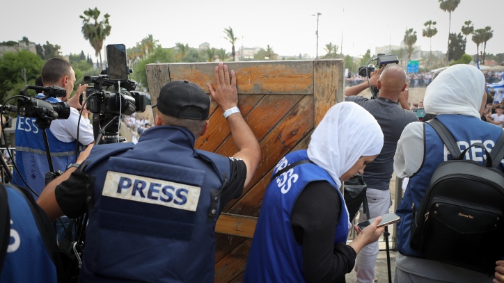 Lies and deception When it comes to Israel, the foreign media does not serve the cause of truth. Photo by Jamal Awad/Flash90