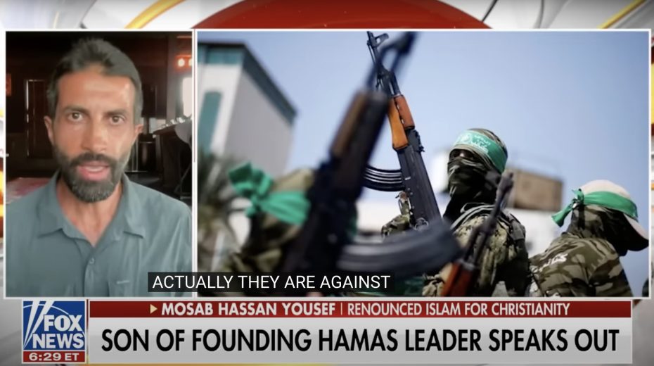 ‘Son of Hamas’: Israel is doing the Palestinians the greatest favor Son of Hamas founder says Israel is doing all Palestinians a favor by destroying the group. Screenshot