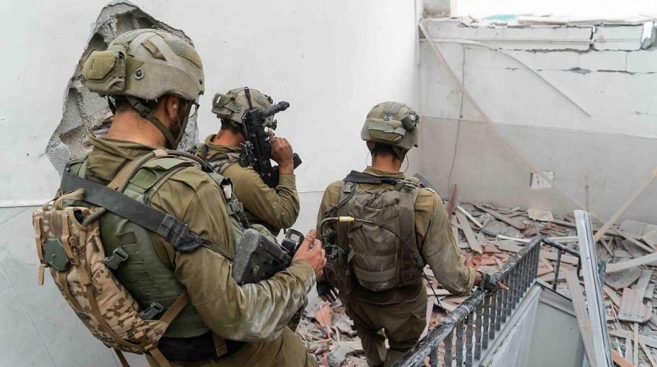 IDF enters Shifa Hospital in ‘targeted operation’ Israeli troops operating at Al-Quds University in the Gaza Strip, Nov. 14, 2023. Credit: IDF.