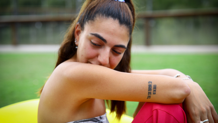 A young Israeli woman attend a therapy session for survivors of the Hamas massacre. Exposing the sexual crimes of jihadists against Israeli and other women in the Middle East is a crucial part of the global public relations battle. Photo by Aloni Mor/Flash90