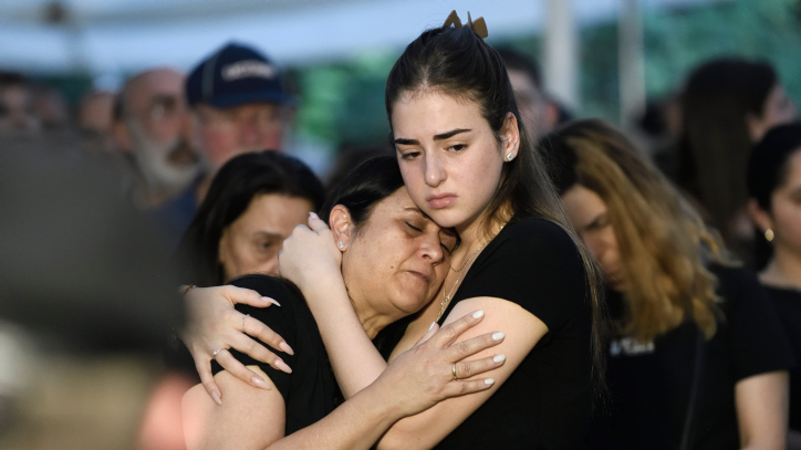 Solace amid suffering Israelis lay to rest their loved ones brutally taken from them by Hamas on October 7. Photo by Gili Yaari/Flash90