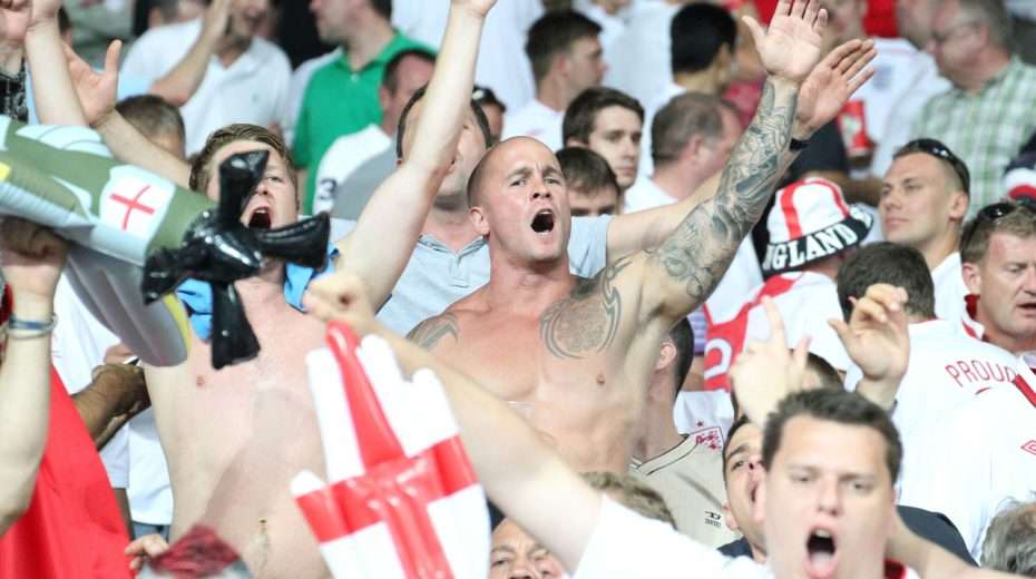 Are Europeans taking up arms against Muslim minorities? Will English hooligans take on Hamas? Shutterstock