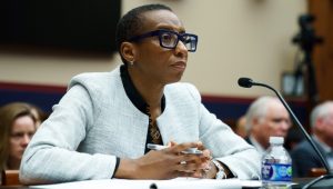 Dr Claudine Gay, President of Harvard University, testifies before the House Education and the Workforce Committee at the Rayburn Building in the US Capitol, Washington, DC, USA, 05 December 2023. EPA-EFE/WILL OLIVER