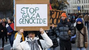 Pro-Palestinian rally in Geneva, Switzerland, on December 16, 2023 Photo: EPA-EFE/SALVATORE DI NOLFI