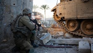 Israeli troops operate in the Gaza Strip, Dec. 19, 2023. Credit: IDF.