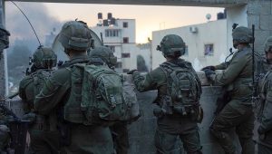 Israeli troops operating in the Hamas-ruled Gaza Strip, Dec. 25, 2023. Credit: IDF.