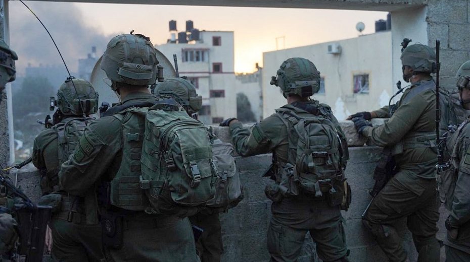 Israeli troops operating in the Hamas-ruled Gaza Strip, Dec. 25, 2023. Credit: IDF.