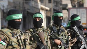 Hamas terrorists in Gaza City, Sept. 21, 2022. Photo by Attia Muhammed/Flash90.