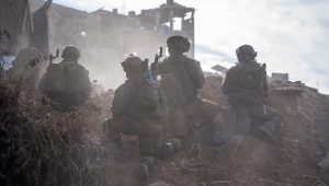 Israeli forces operating in the Gaza Strip, Dec. 16, 2023. Credit: IDF.