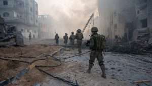 IDF soldiers conduct operations against Hamas terrorists in the Gaza Strip, Jan. 20, 2024. Credit: IDF.