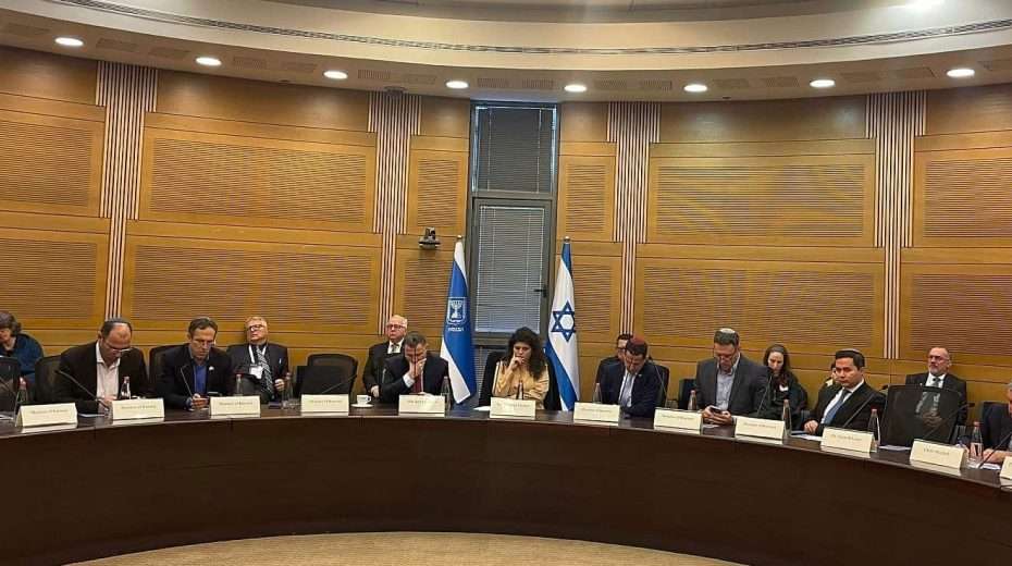 MKs Sharren Haskel (center) and Yuli Edelstein (on her right), Christian Knesset story
