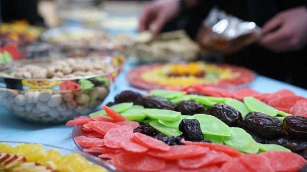 Dried fruits on Tu Bishvat. Photo: David Cohen/Flash90