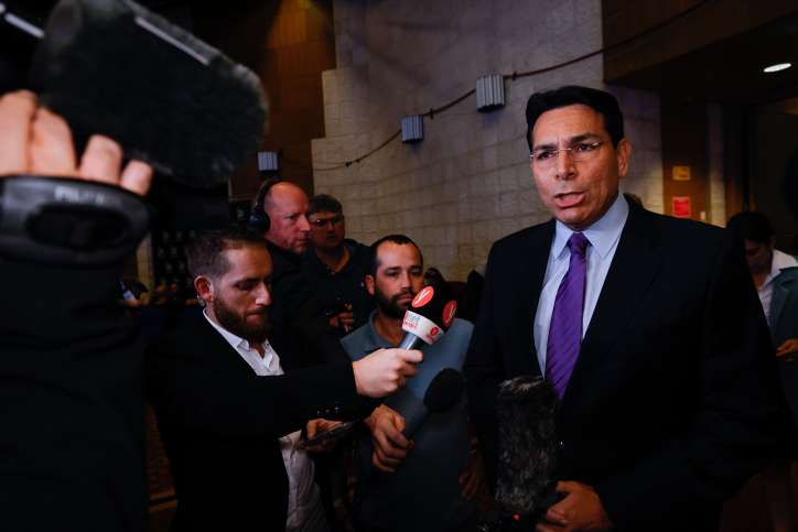 Like many Israelis, Likud MK Danny Danon wants the Biden administration to back off and let Israel win this war. Photo by Olivier Fitoussi/Flash90