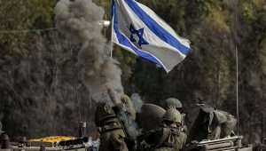 Israeli soldiers fire mortar shells towards terror targets in the Gaza Strip, Jan. 3, 2024. Photo by Flash90.