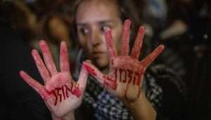 Time is running out. Israelis demonstrate in Jerusalem for the release of hostages still held by Hamas in Gaza. Photo by Chaim Goldberg/Flash90