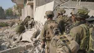 Israeli forces during Gaza ground operations, Jan. 6, 2024. Credit: IDF.