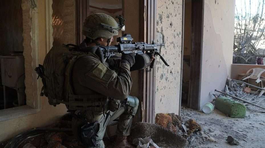 IDF soldiers conduct activities in the Gaza Strip, Jan. 16, 2024. Credit: IDF.