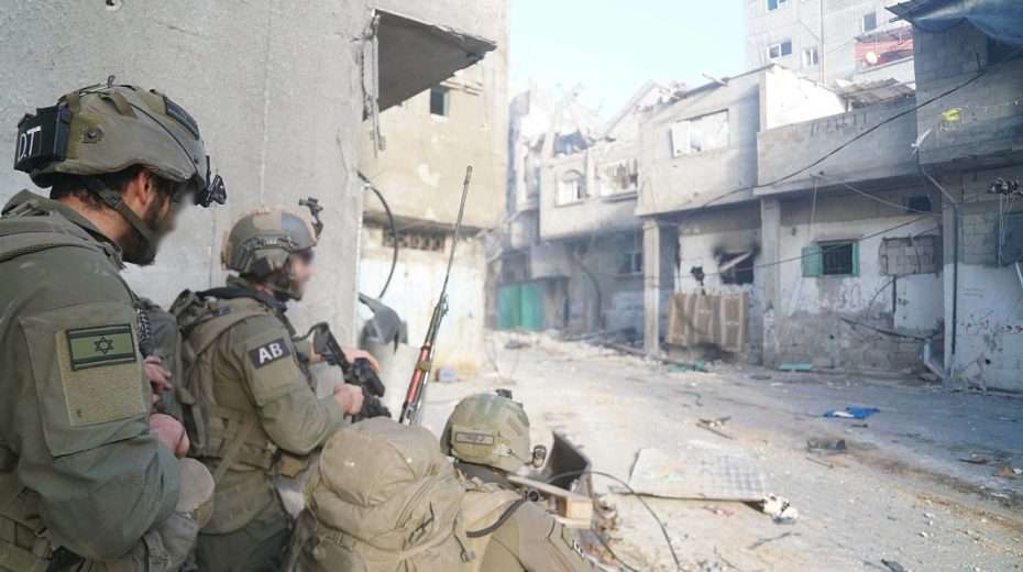 IDF soldiers operating in the Gaza Strip, Jan. 28, 2024. Credit: IDF.