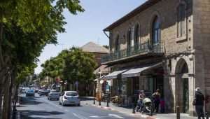 Emek Refa'im Street in Jerusalem. Photo by Nati Shohat/Flash90