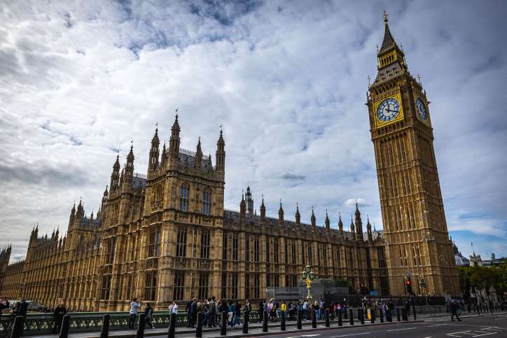 View of Big Ben, on the South Bank of the Thames, in London. September 20, 2022. Photo by Nati Shohat/Flash90