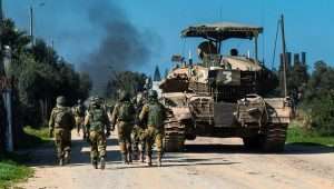 Israeli forces during operational activity in the Gaza Strip on Jan. 27, 2024. Credit: IDF.