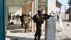 Israeli forces operating in the Gaza Strip, Feb. 24, 2024. Credit: IDF.