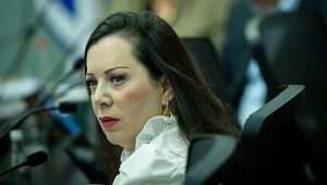 MK Tali Gottlieb attends a Constitution, Law and Justice Committee meeting at the Knesset, Feb. 5, 2024. Photo by Yonatan Sindel/Flash90