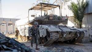 Israeli forces operating in the Gaza Strip on Feb. 26, 2024. Credit: IDF.