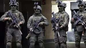 Members of the Israel Police Counter Terror Unit who took part in the rescue mission, February 2024. Photo by Yehonatan Shaul.