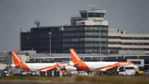 Manchester Airport. Photo: EPA-EFE/ADAM VAUGHAN