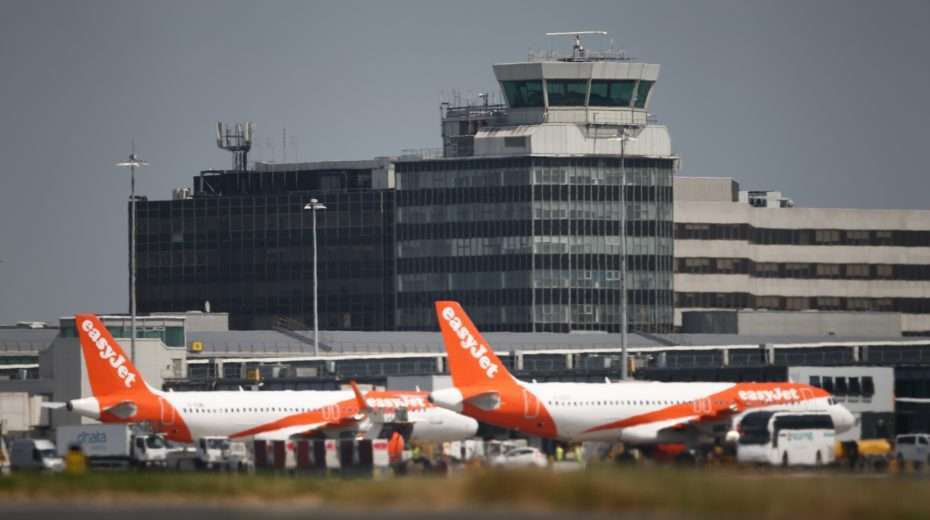 Manchester Airport. Photo: EPA-EFE/ADAM VAUGHAN