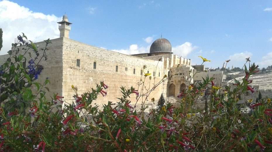 Al Aqsa Mosque at the southern end of Jerusalem's Temple Mount. Photo by Charles Gardner
