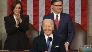 U.S. President Joe Biden addresses a joint session of Congress during his State of the Union address in Washington on March 7, 2024. Source: Wikimedia Commons.