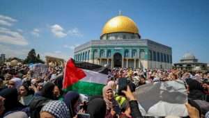 Ramadan at the Al-Aqsa Mosque in the Old City of Jerusalem, April 14, 2023. Photo by Jamal Awad/Flash90