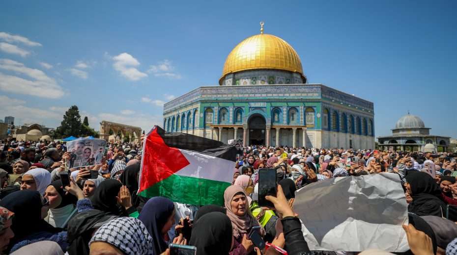 Ramadan at the Al-Aqsa Mosque in the Old City of Jerusalem, April 14, 2023. Photo by Jamal Awad/Flash90