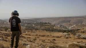 Jewish residents of the Ramat Migron outpost in Samaria, Sept. 8, 2023. Photo by Chaim Goldberg/Flash90.