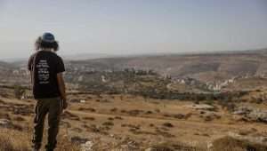 Jewish residents of the Ramat Migron outpost in Samaria, Sept. 8, 2023. Photo by Chaim Goldberg/Flash90.