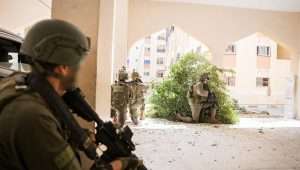 Israeli forces during operational activities in the Gaza Strip on March 13, 2024. Credit: IDF.