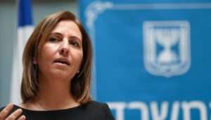 Likud Minister Gila Gamliel says there is no other choice but to destroy Hamas. Photo by Flash90