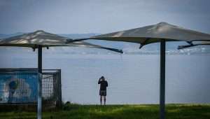 View of the Sea of Galilee in northern Israel, April 9, 2024. Photo by Michael Giladi/Flash90.