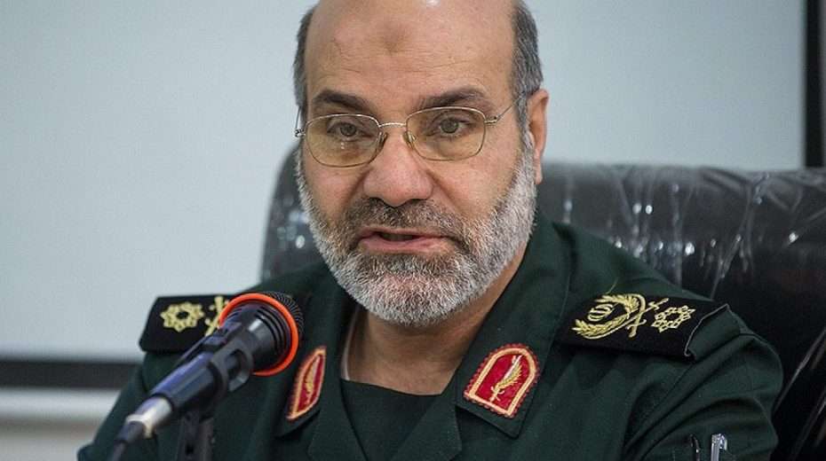 The slain commander of the Revolutionary Guard's Quds Force in Syria and Lebanon, Brigadier General Mohammad Zahedi. Source: Social media via JNS.