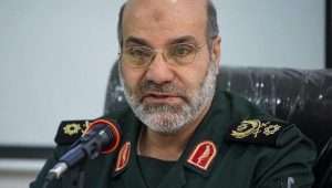 The slain commander of the Revolutionary Guard's Quds Forces in Syria and Lebanon, Brigadier General Mohammad Zahedi. Source: Social media via JNS.