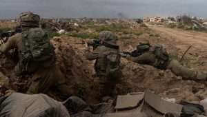 Israeli troops operating in the Gaza Strip, March 23, 2024. Credit: IDF.