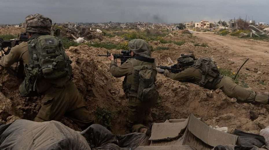Israeli troops operating in the Gaza Strip, March 23, 2024. Credit: IDF.