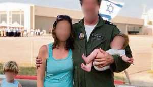 Lt. Col. "Shin" with his family. Credit: IDF Spokesperson's Office.