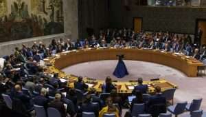 United Nations Security Council meeting. Photo: EPA-EFE/SARAH YENESEL