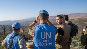 The IDF and UNIFIL coordinate activity on the Israeli-Lebanese border. Credit: IDF.